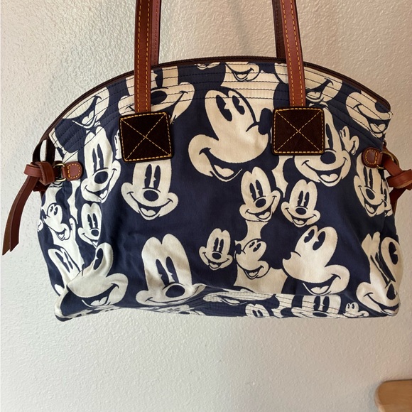 Vintage Dooney & Bourke Disney Mickey Mouse Print Handbag - Picture 5 of 7
